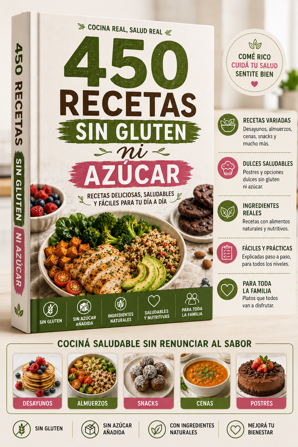 450 RECETAS PARA TODOS LOS DÍAS SIN GLUTEN