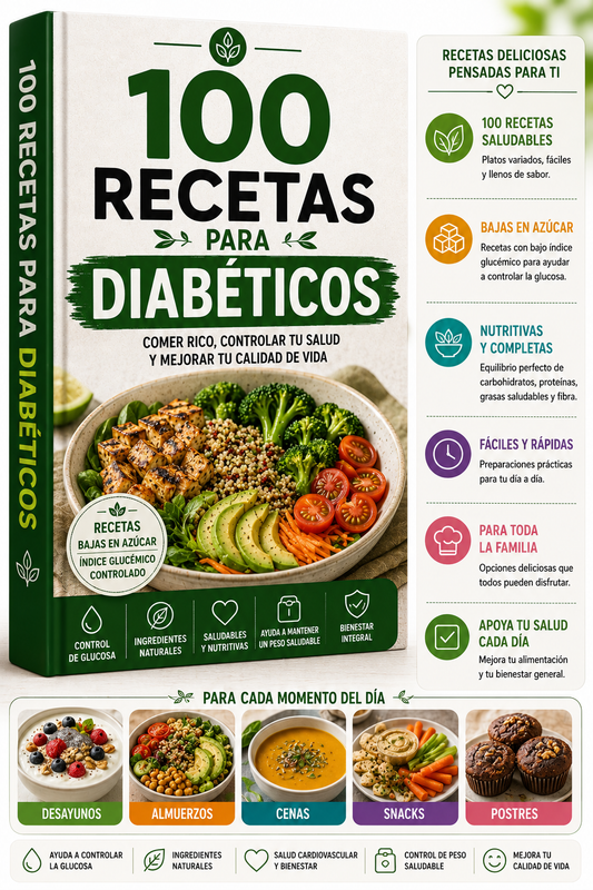 100 RECETAS PARA PERSONAS CON DIABETÉS